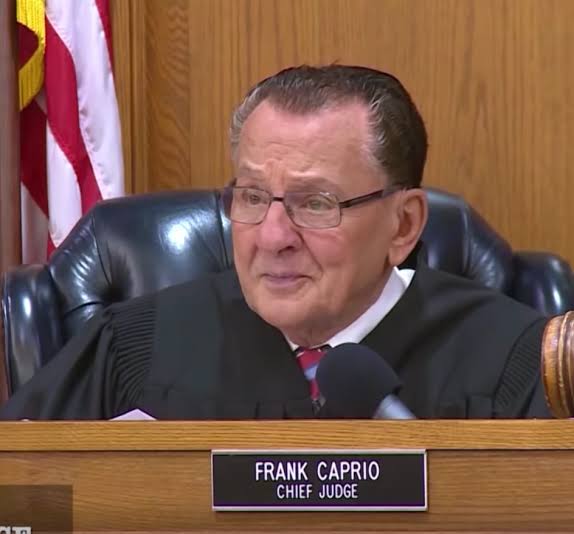 TO JUDGE FRANK CAPRIO, A BLESSING TO THE WORLD